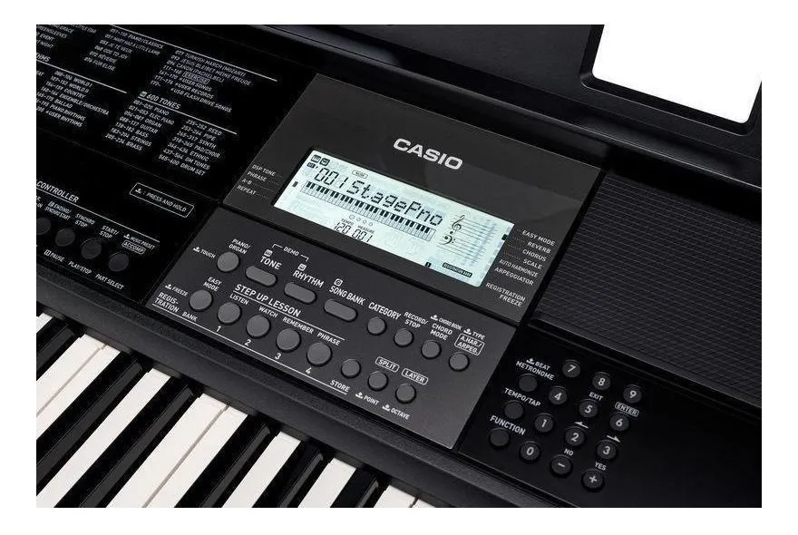 Teclado Musical Casio Ct-x800 Preto